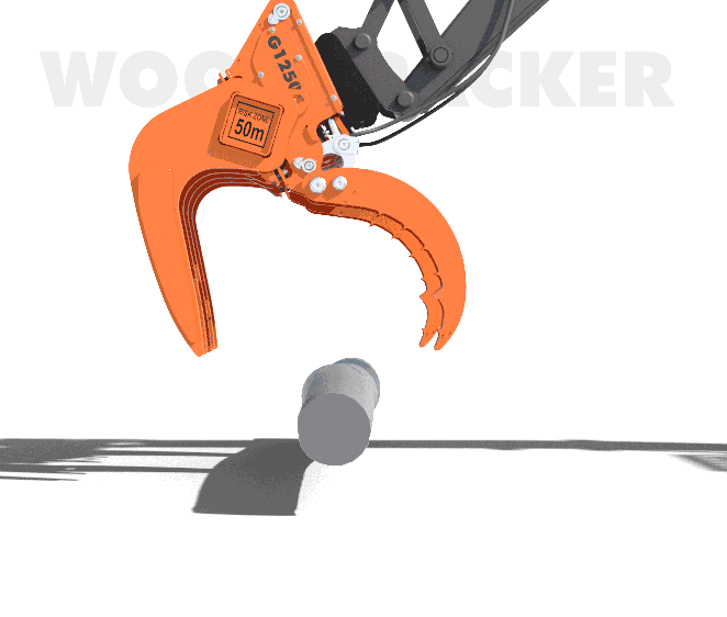 woodcracker g clearing rake grapple
